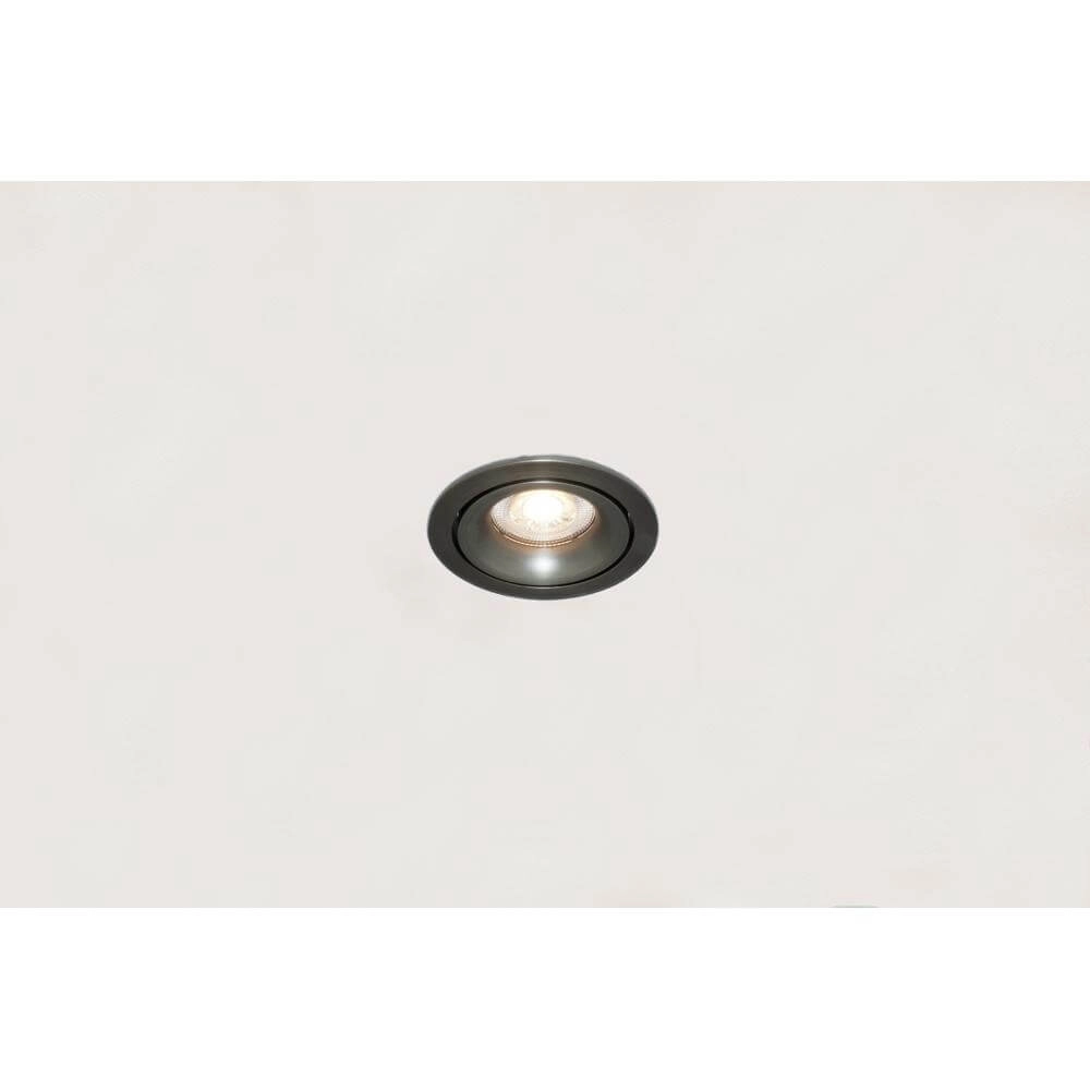 Ronde inbouwspot Alice licht brons