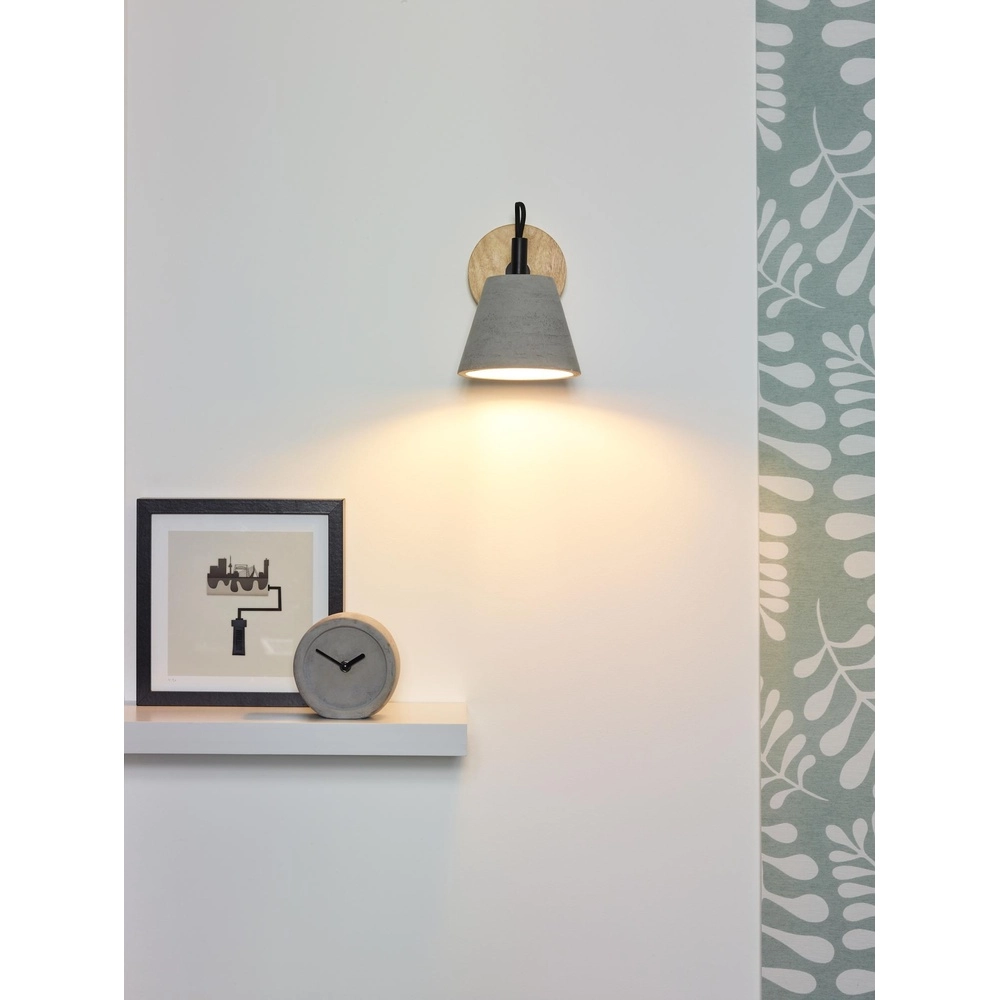 Wandlamp Possio grijs Lucide 5411212030887