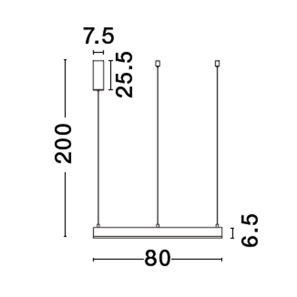 Hanglamp Motif zwart Ø 100cm 2700-6500K Lyora 5212017443656