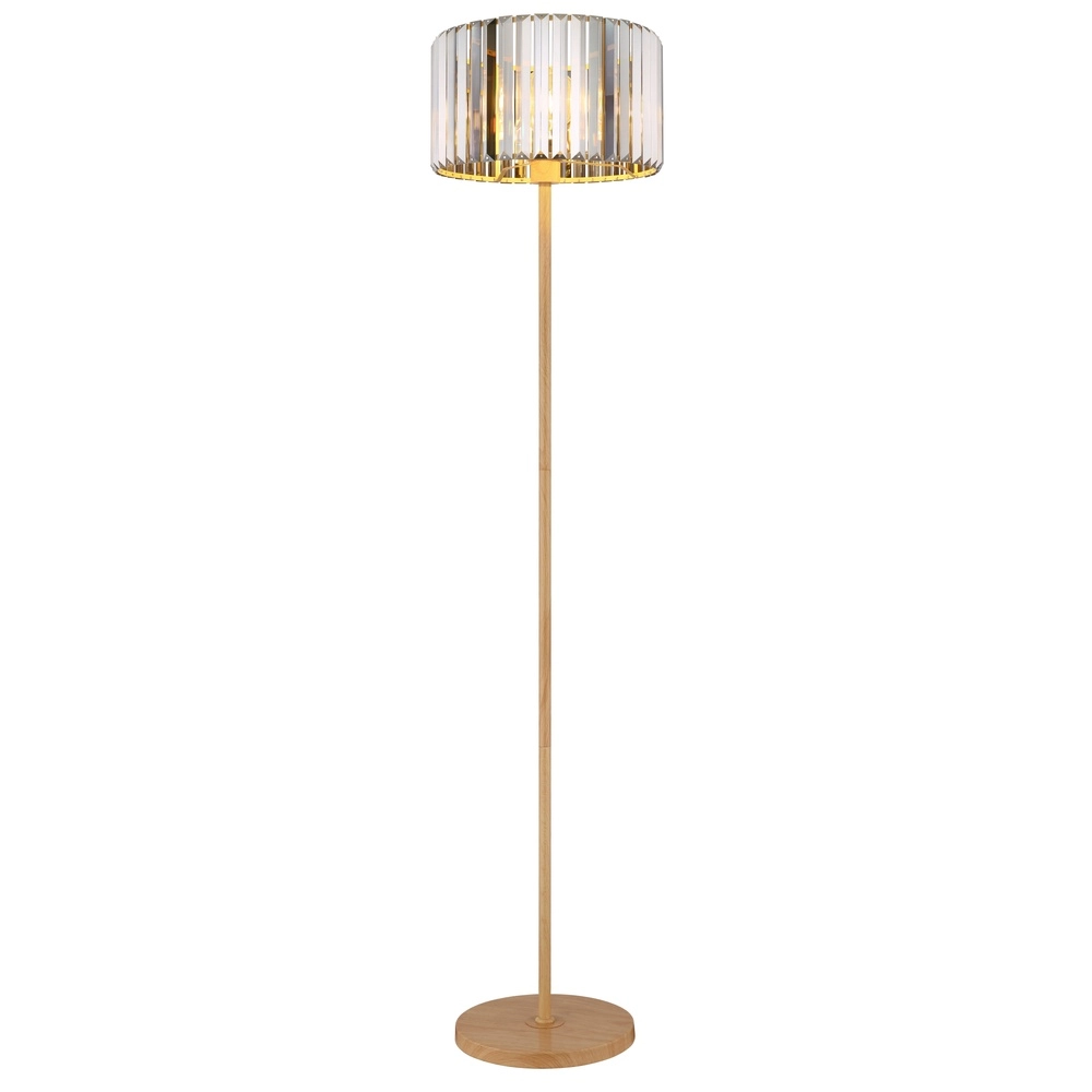 Vloerlamp Run hout