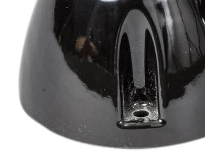 Porseleinen plafondlamp Vintage Straight zwart ETH 8719075184998