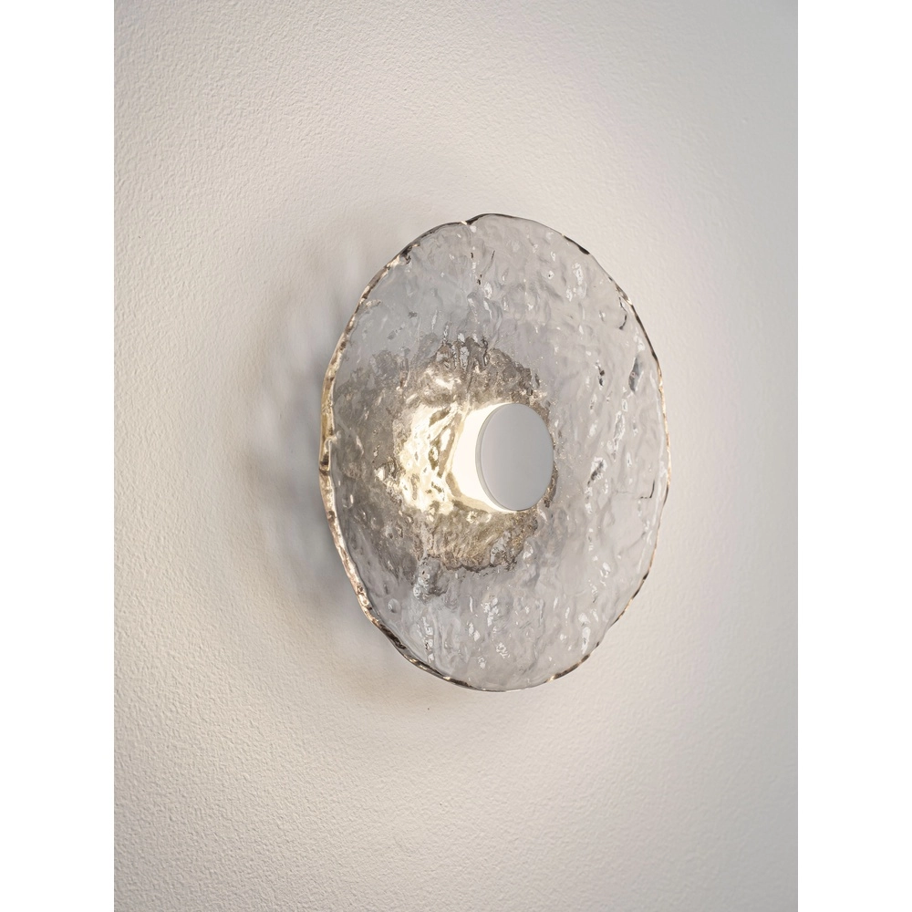 Wandlamp Delion chroom met glas Lyora 5212063503359