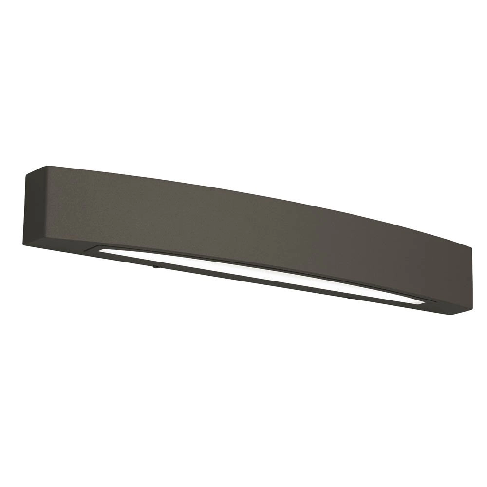 Langwerpige downlighter Spot Oval 53cm antraciet