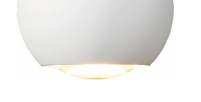 Strakke hanglamp Denver Ø 10cm wit Artdelight 8719831731060