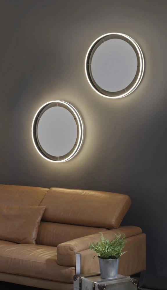 Smart plafondlamp Q-Vito Ø 80cm grijs Paul Neuhaus 4012248333969
