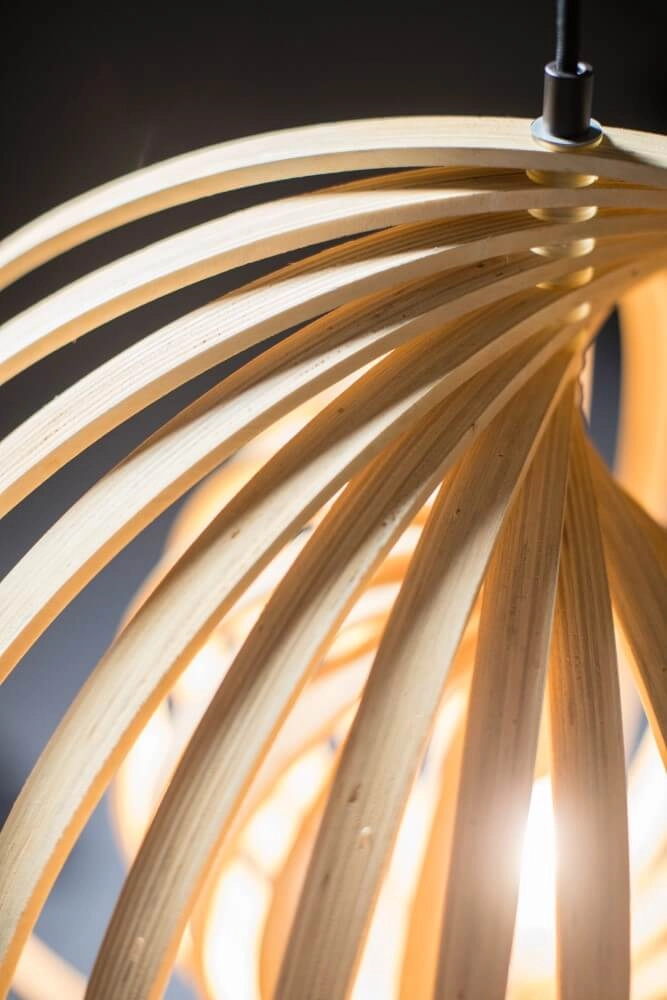 Houten hanglamp Woody Ø 43,5cm ETH 8720195305323