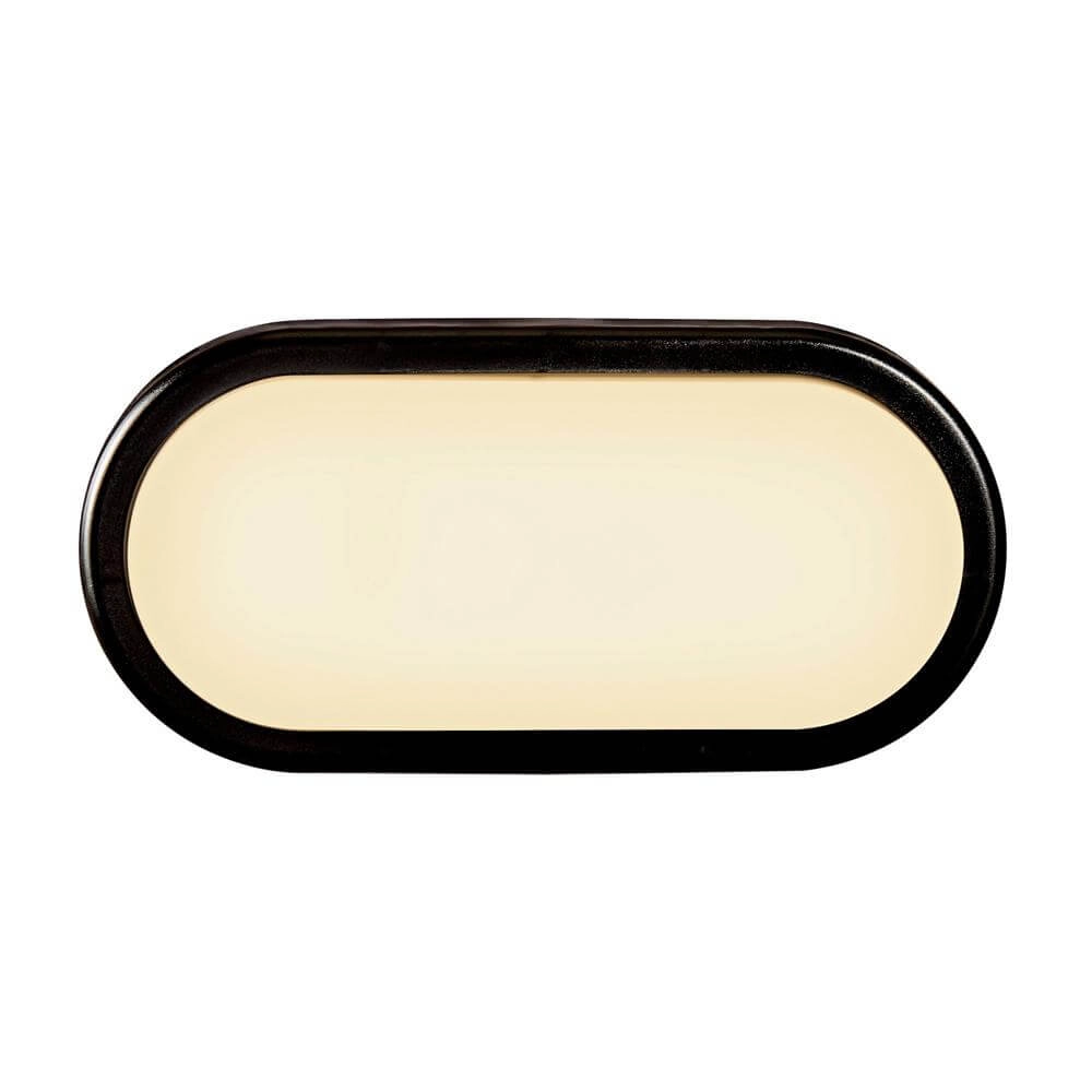 Zwarte wandlamp Cuba Outdoor ovaal Nordlux 5704924004704