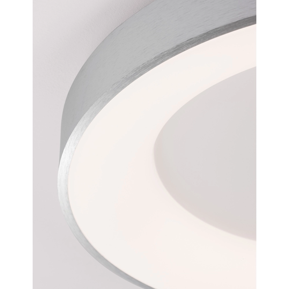 Plafondlamp Rando Thin zilvergrijs Ø 60cm Lyora 5212017420138
