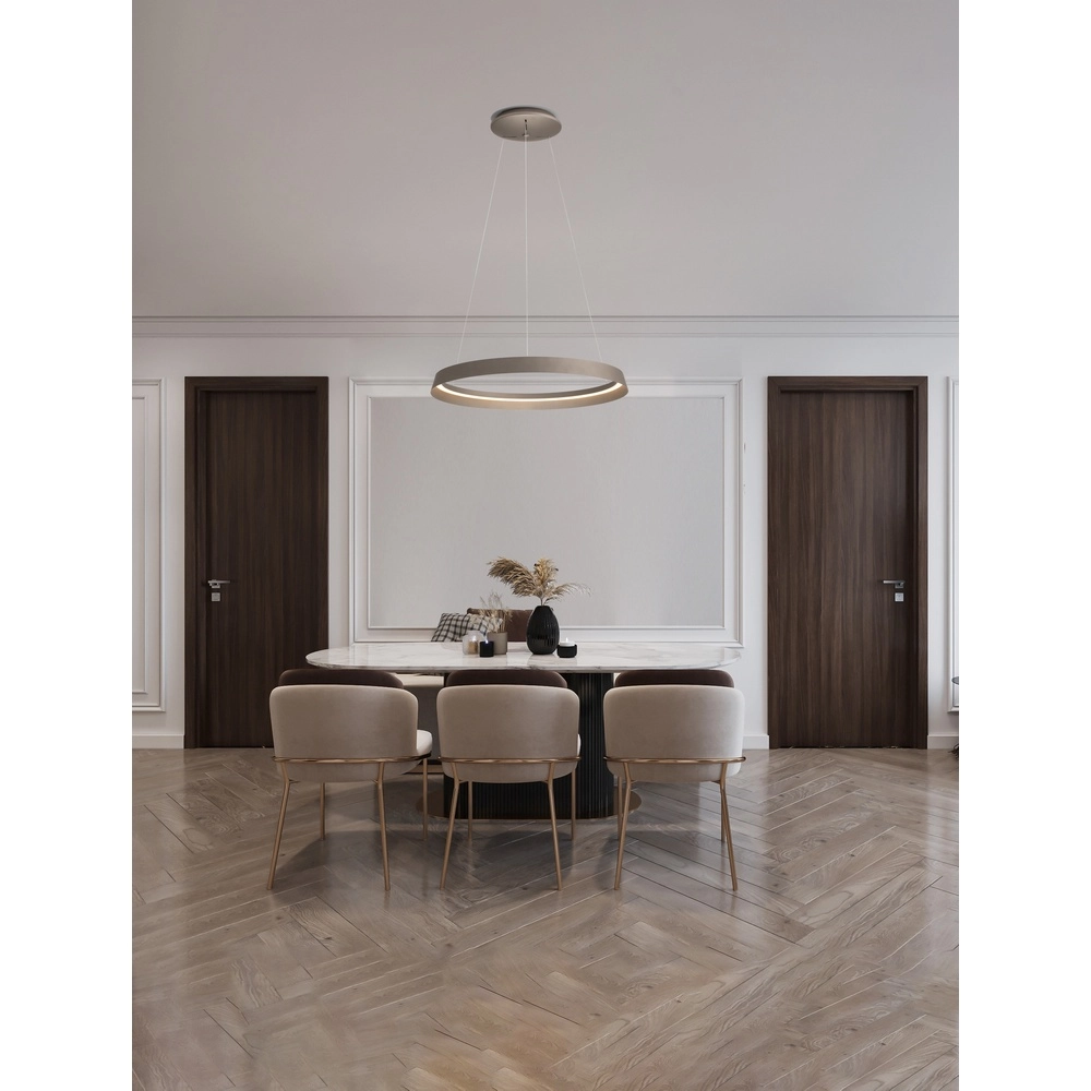 Design hanglamp Ormi Ø 60cm champagne Lyora 5212017448842