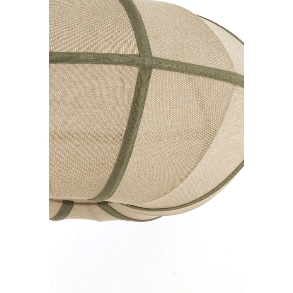 Japandi hanglamp Mirelys Ø 61cm - olijfgroen Light & Living 8717807835910