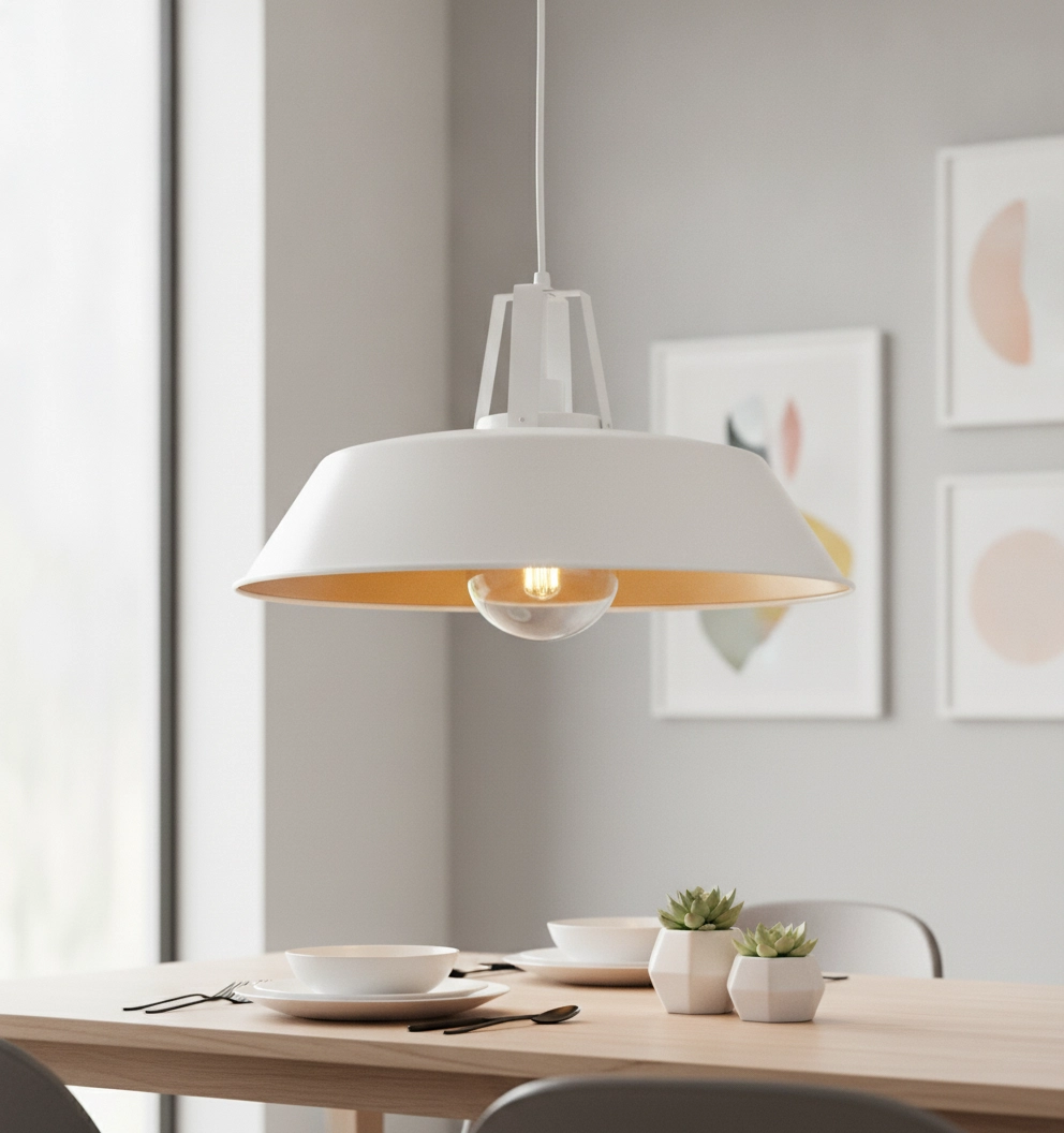 Witte hanglamp Nero Ø 45cm