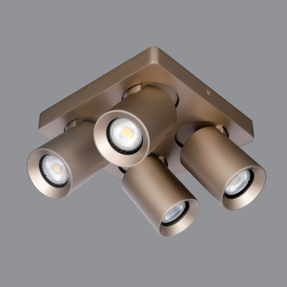 4-lichts opbouwspot Megano champagne Artdelight 8720701103498