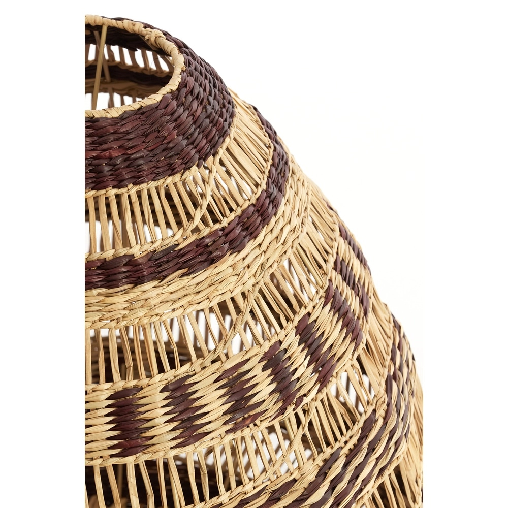 Rotan hanglamp Soluna Ø 47cm - donkerbruin naturel Light & Living 8717807836764
