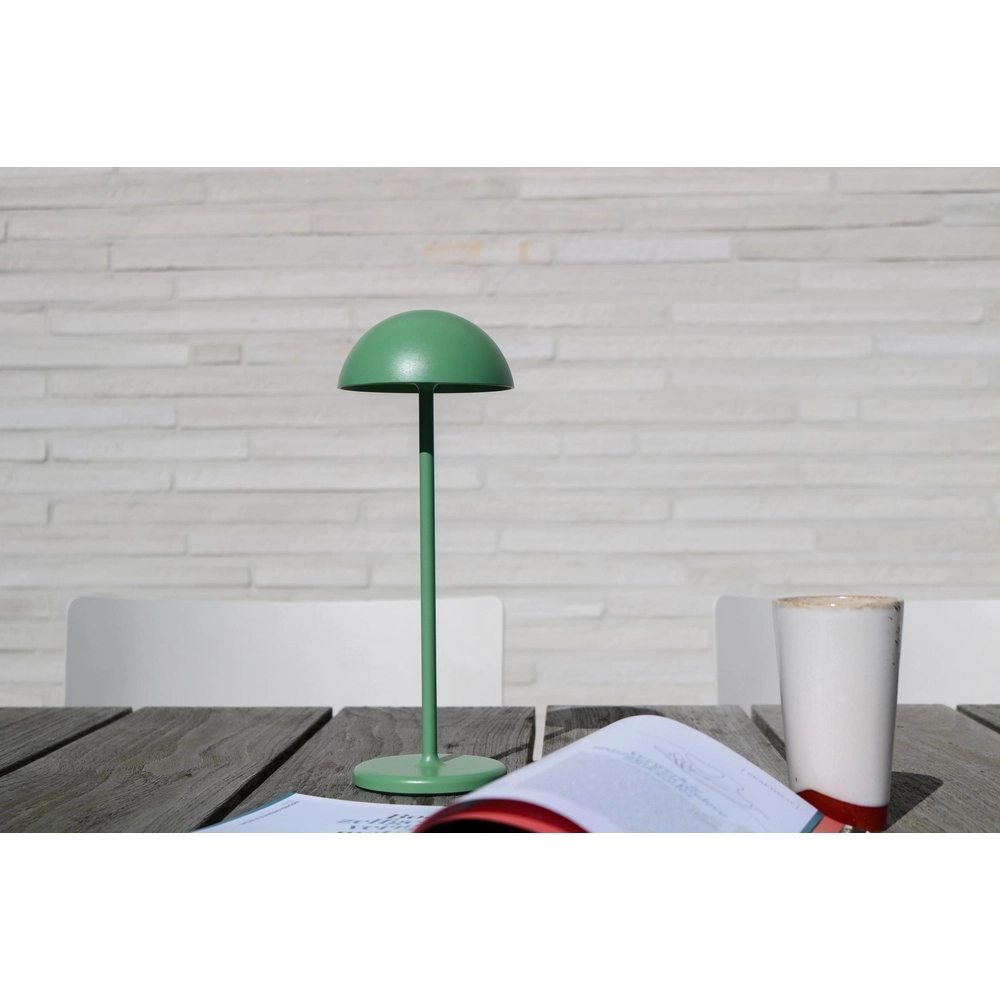 Oplaadbare tafellamp Joy IP54 groen Lucide 5411212151964