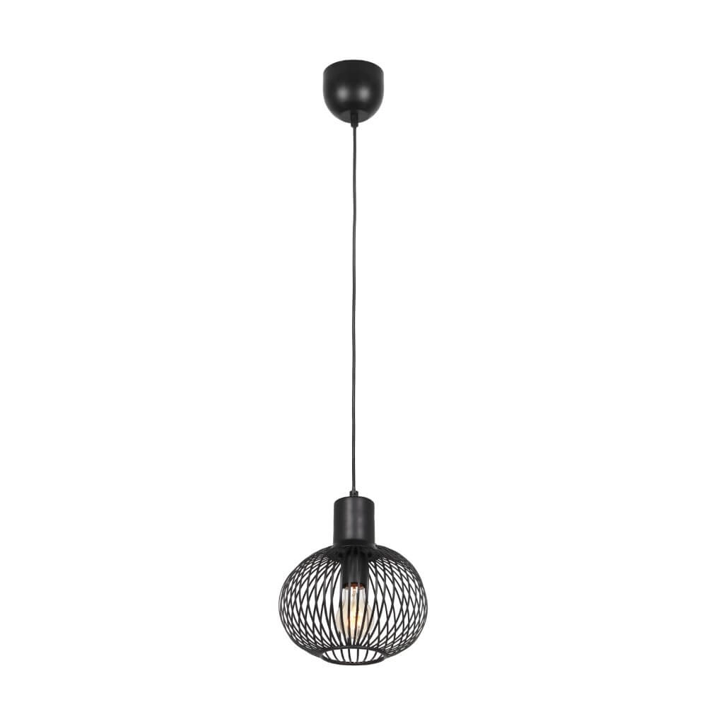 Draad hanglamp Gila Ø 23cm - zwart Trio 4017807617559