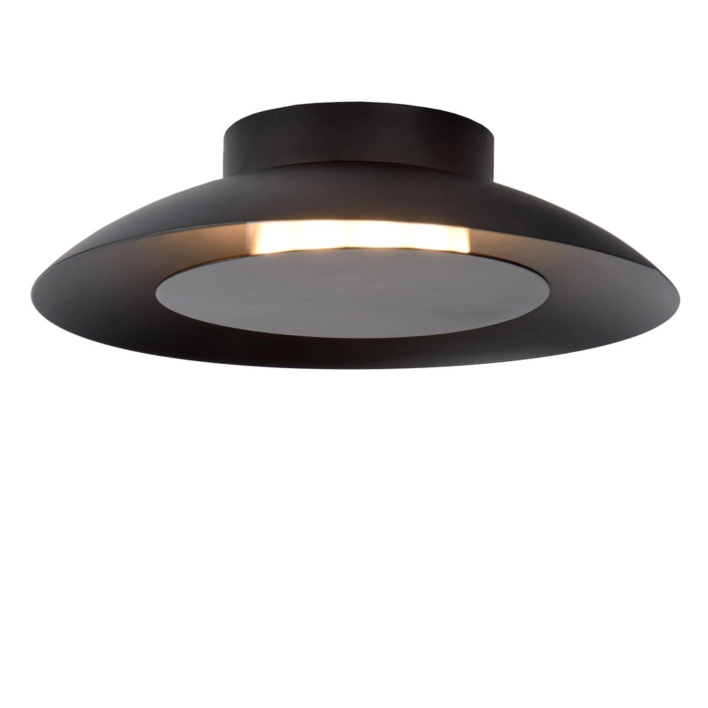 Plafondlamp Foskal Ø 21,5cm zwart Lucide 5411212791498