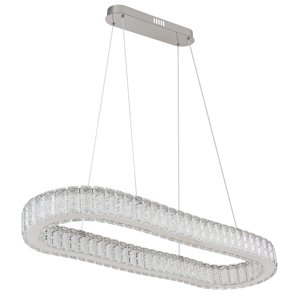 Ovale hanglamp Mucky chroom Globo 9007371445998