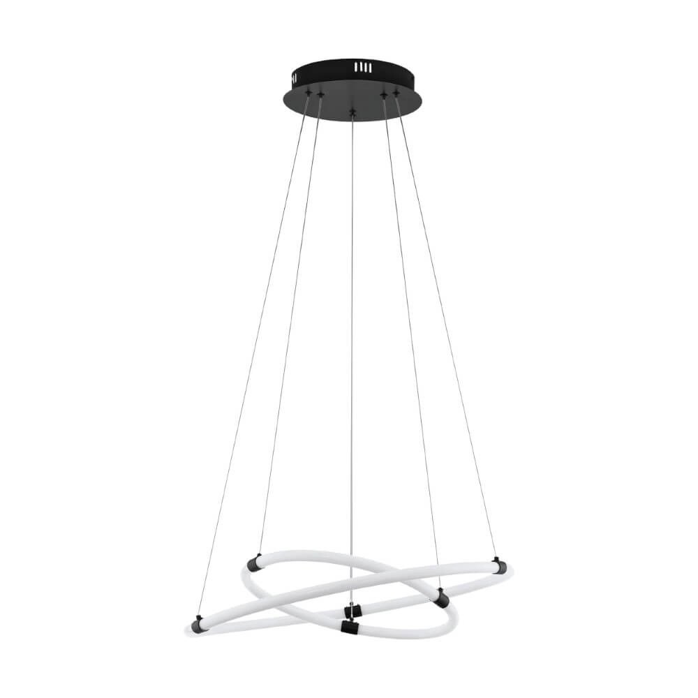 Design hanglamp Banderillas wit met zwart Design hanglamp Banderillas wit met zwart