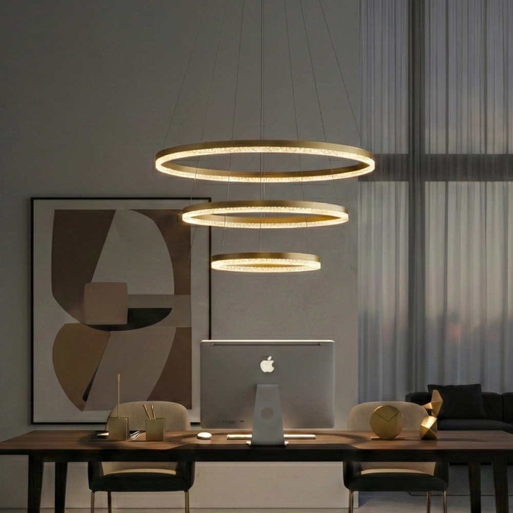 Hanglamp Adria goud Ø 80cm