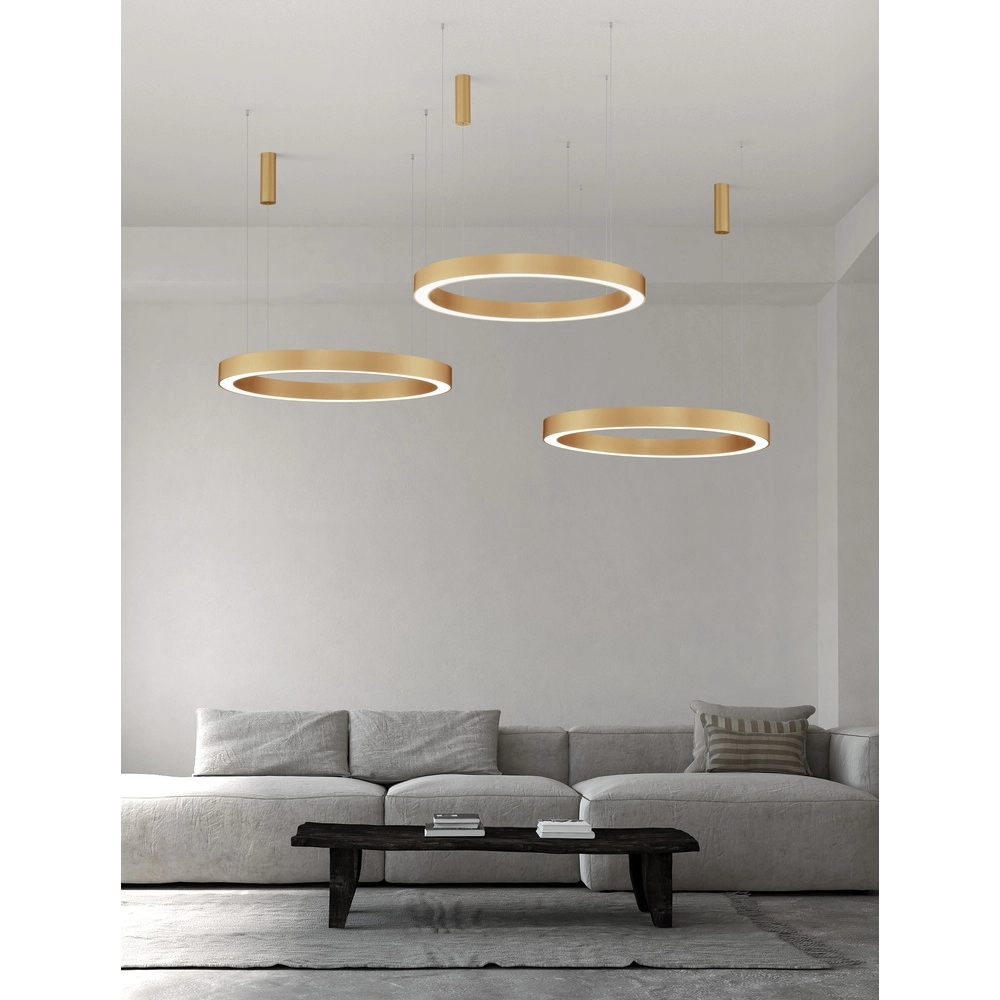 Hanglamp Morbido goud Ø 100cm Lyora 5212017438713