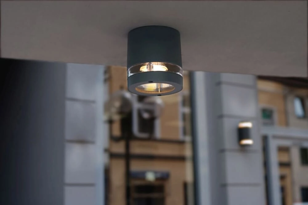 Design plafondlamp Focus antraciet Lutec 4260084420743