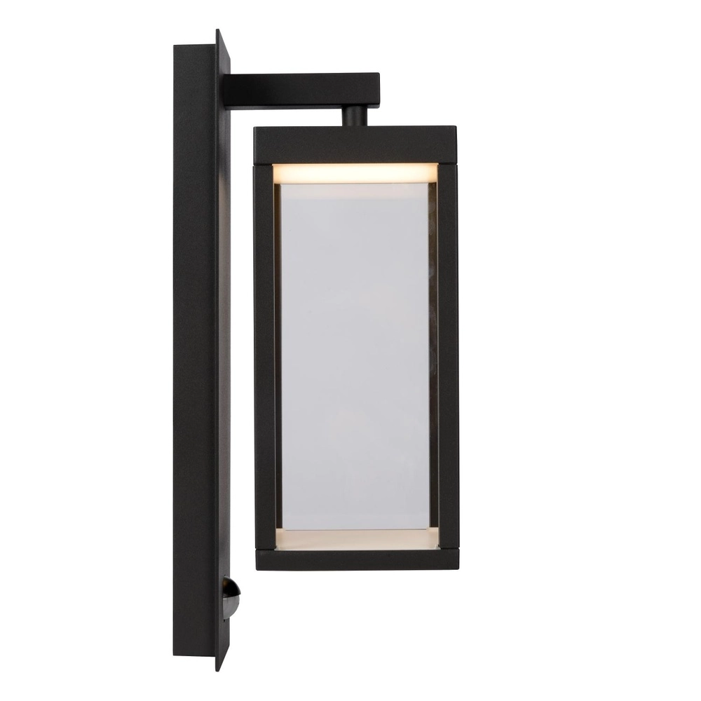 Desing wandlamp Clairette antraciet met bewegingssensor Lucide 5411212281104