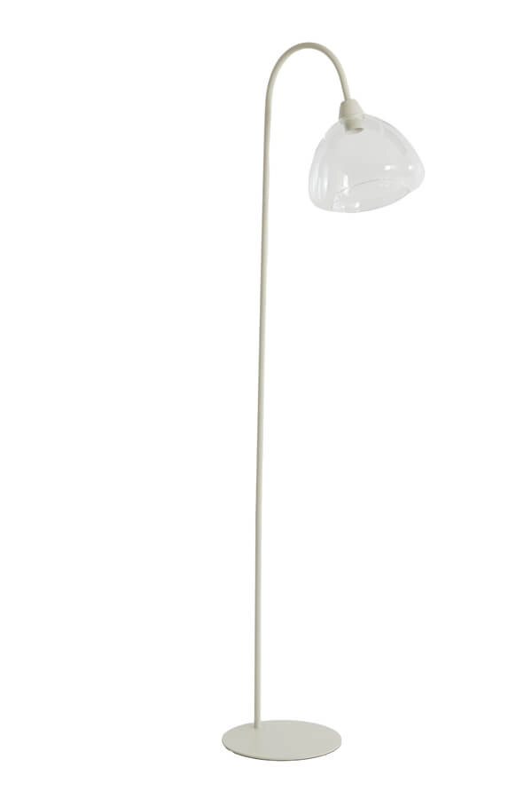Vloerlamp Bisho crème design Light & Living 8717807743383