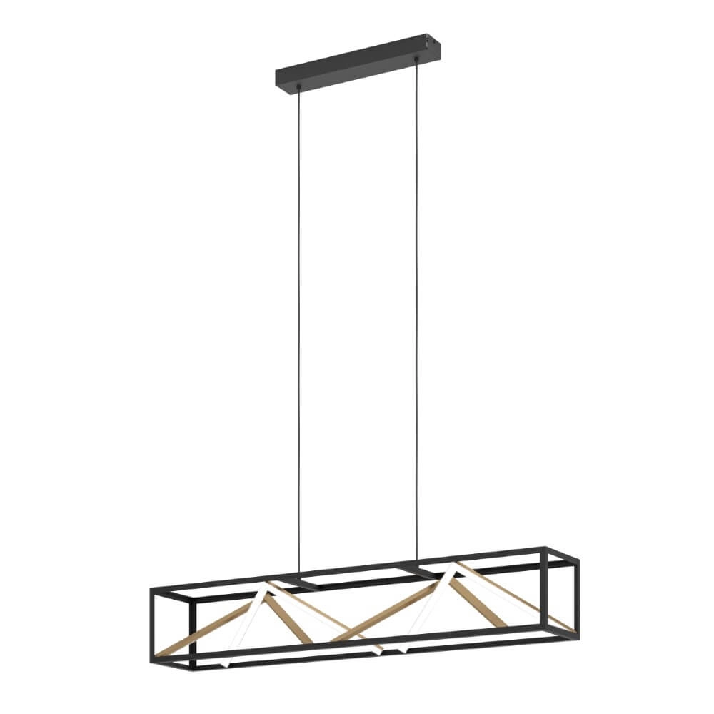 Design hanglamp Penela zwart met goud