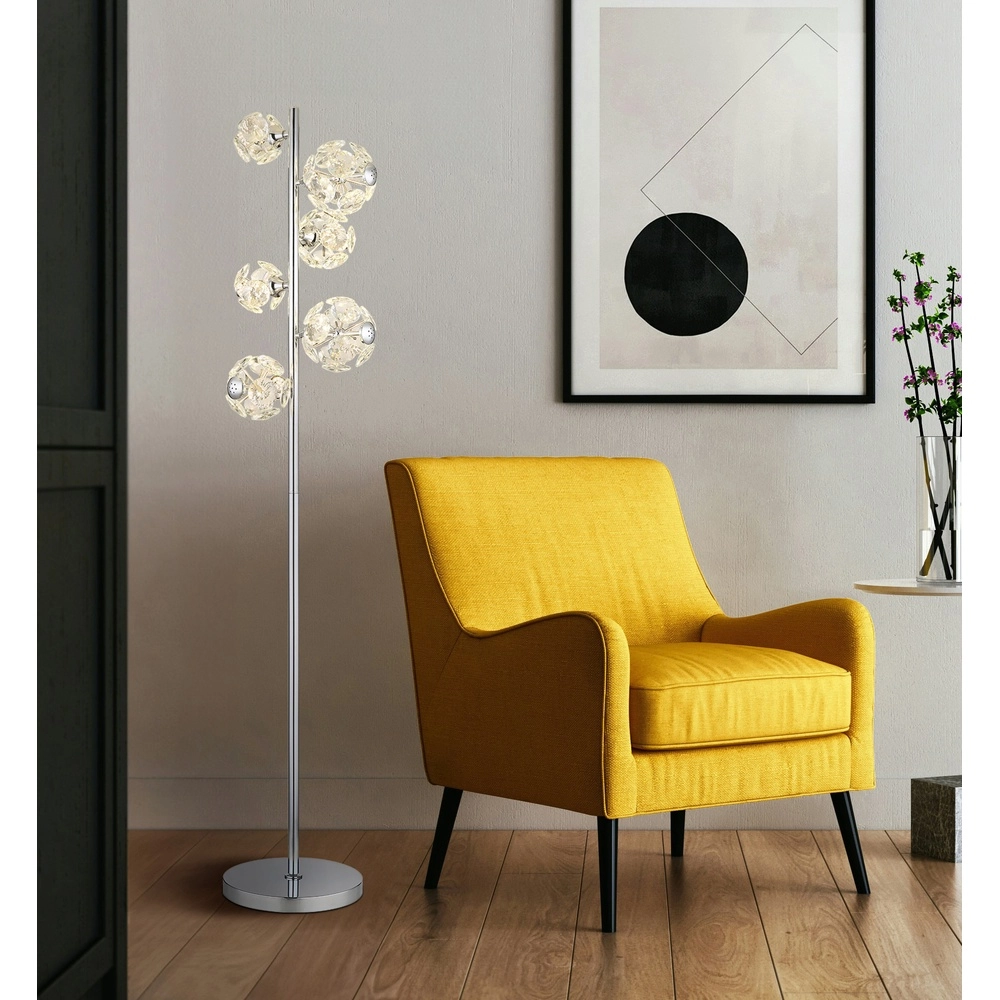 Vloerlamp Virina chroom Globo 9007371512263