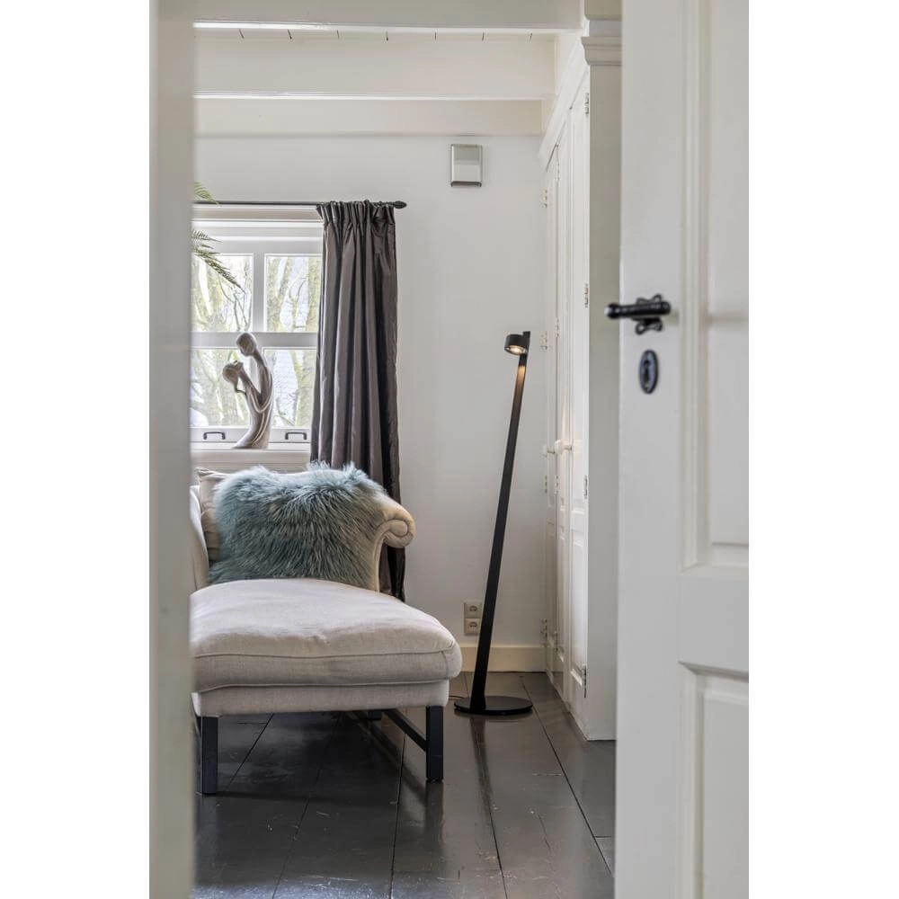 Design vloerlamp Omega zwart Artdelight 8720701100343