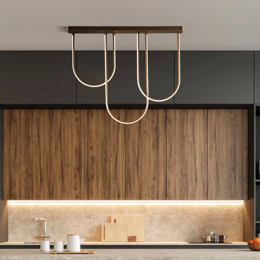 Plafondlamp Chime brons Searchlight 5053423274522