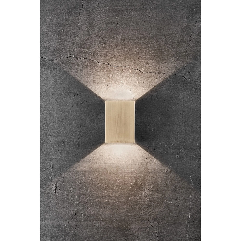 Wandlamp messing Fold strak design Nordlux 5704924000560