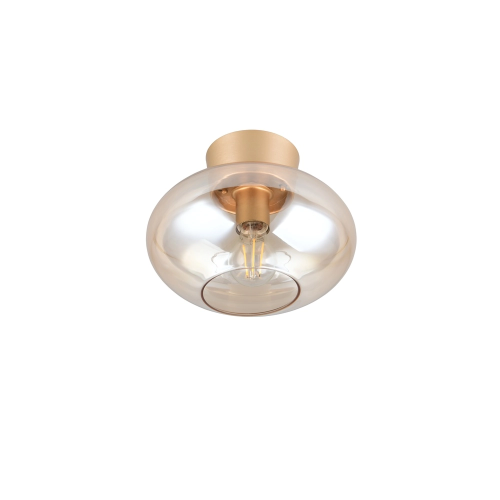 Plafondlamp Sidera amber Ø 26cm Trio 4017807697261