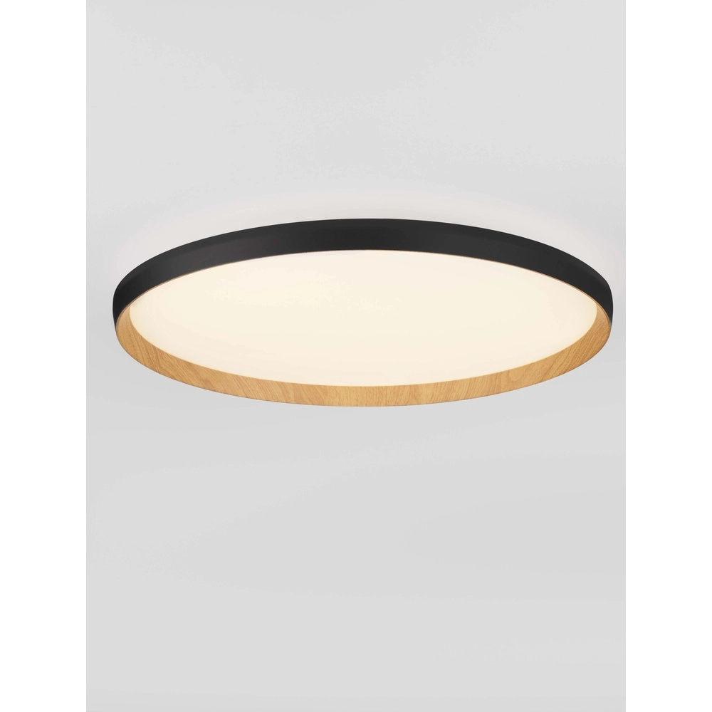 Plafonniere Vomos zwart Ø 60cm Lyora 5212017448781