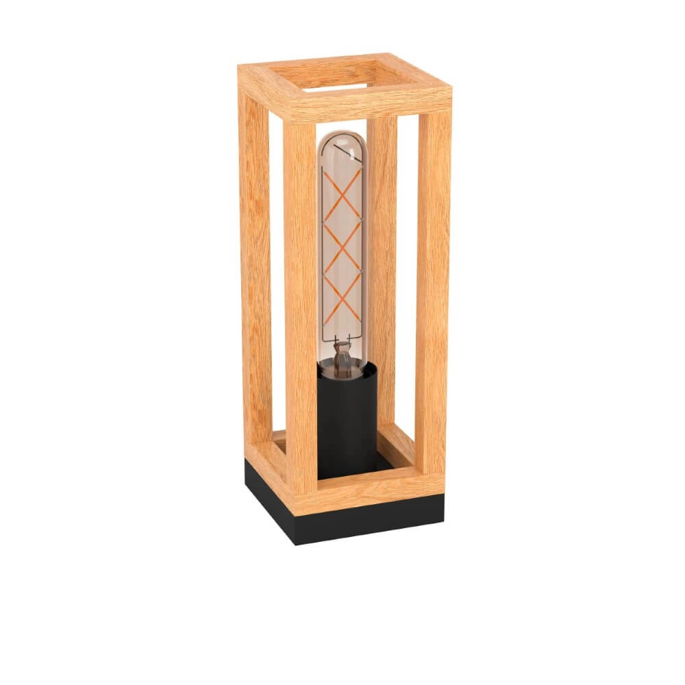 Houten tafellamp Nafferton Houten tafellamp Nafferton