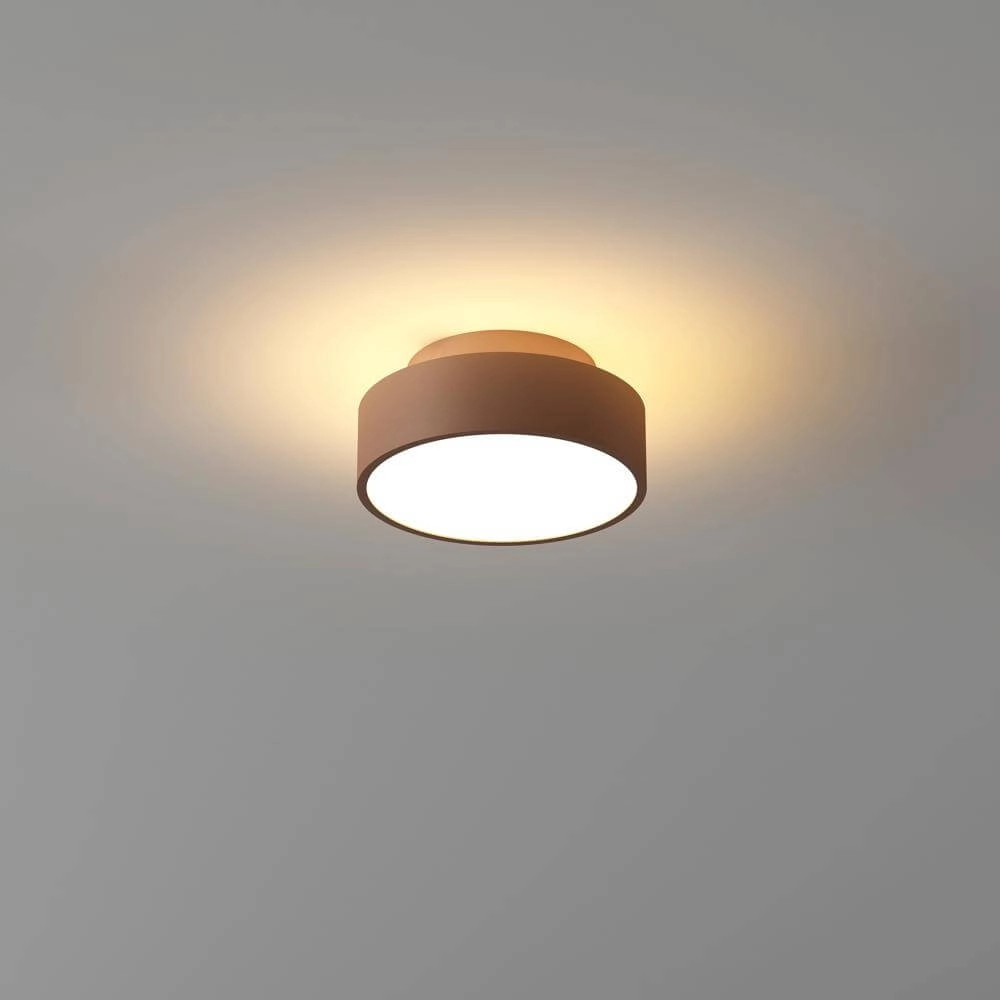 Plafondlamp Chicago Ø 15cm brons geborsteld Artdelight 8720701101302