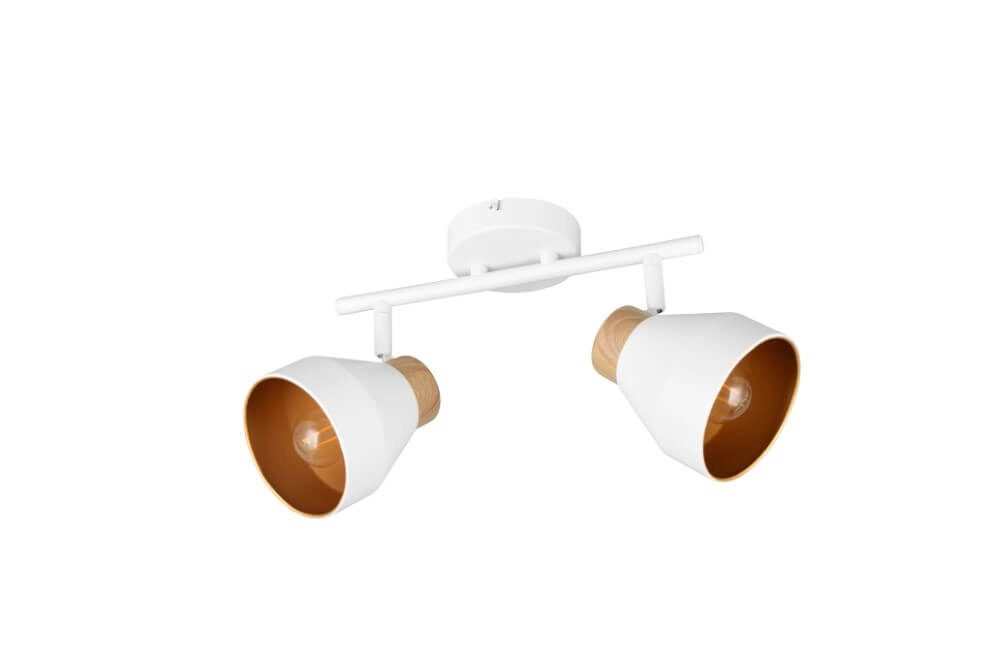 Design plafondlamp 2-lichts Valentin wit Trio 4017807637427