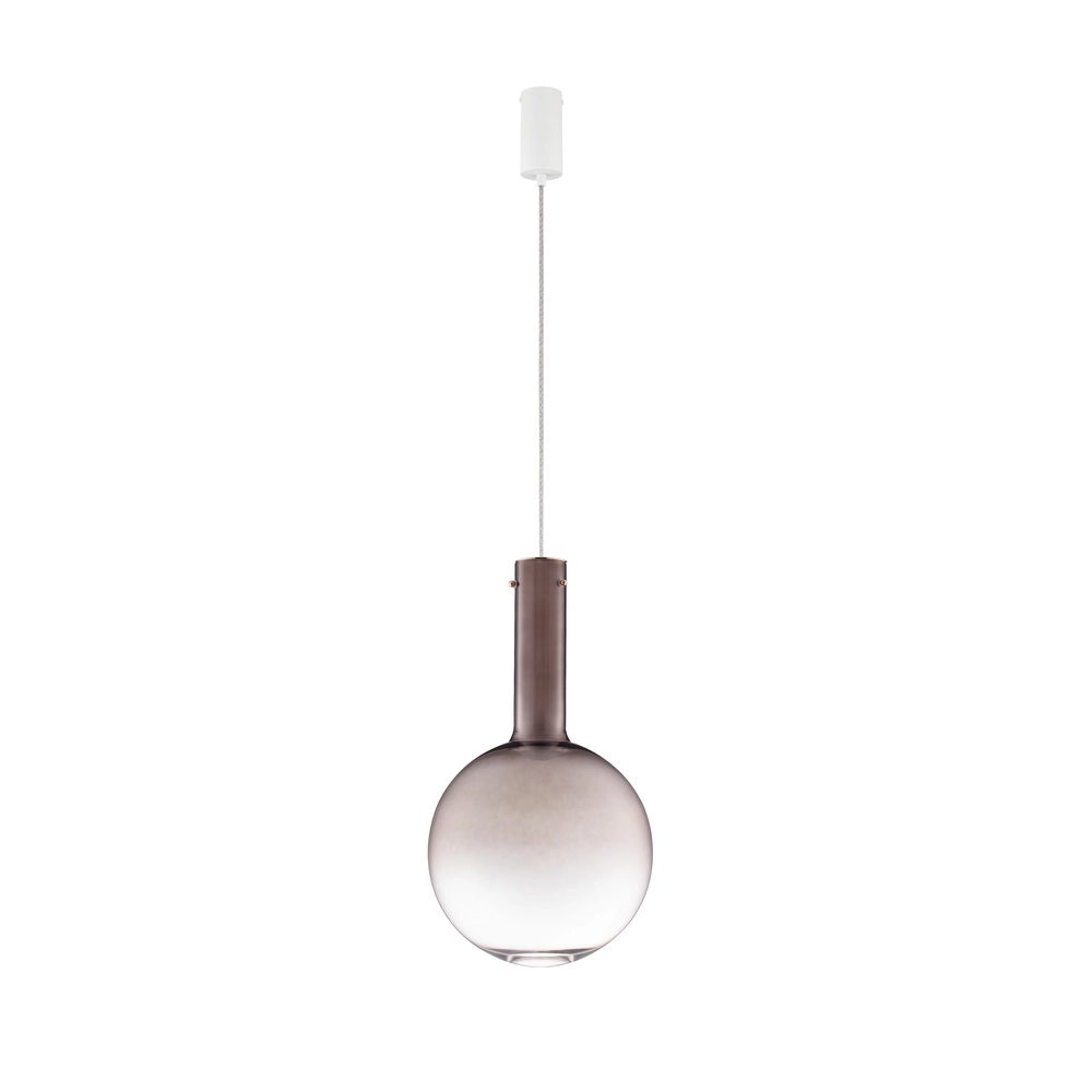 Hanglamp Nostos bruin glas Ø 30cm Lyora 5212017484192