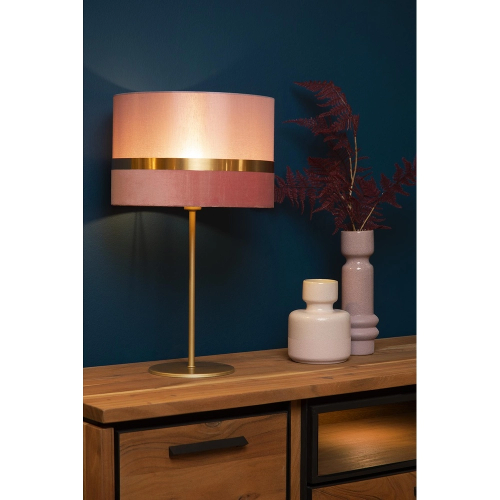 Design tafellamp Extravaganza Tusse roze Ø 30cm Lucide 5411212105660