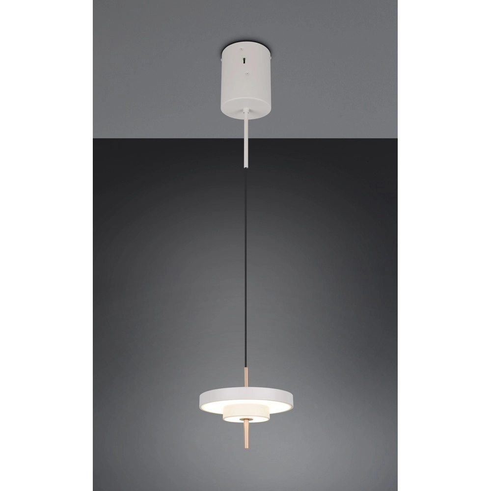 Design hanglamp Keaton wit Ø 20cm Trio 4017807653328