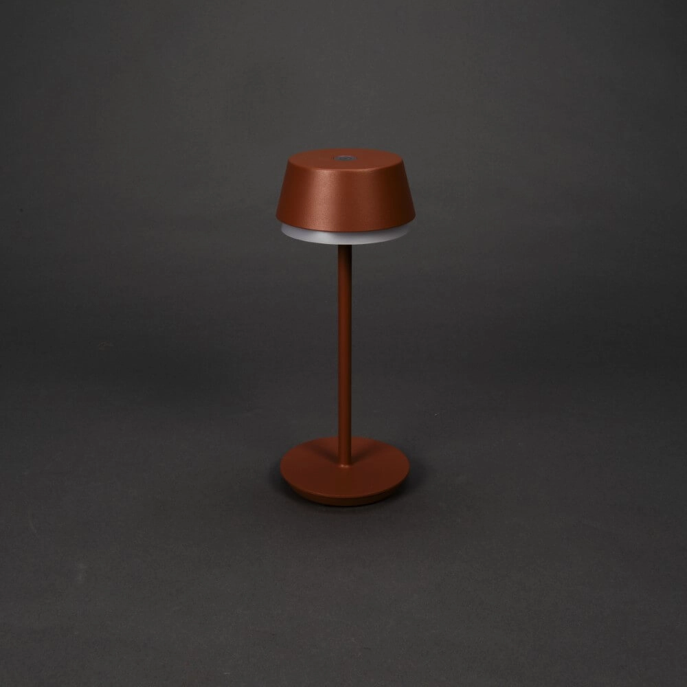 Tafellampje Lyon terracotta met RGB functie KonstSmide 7318307830965