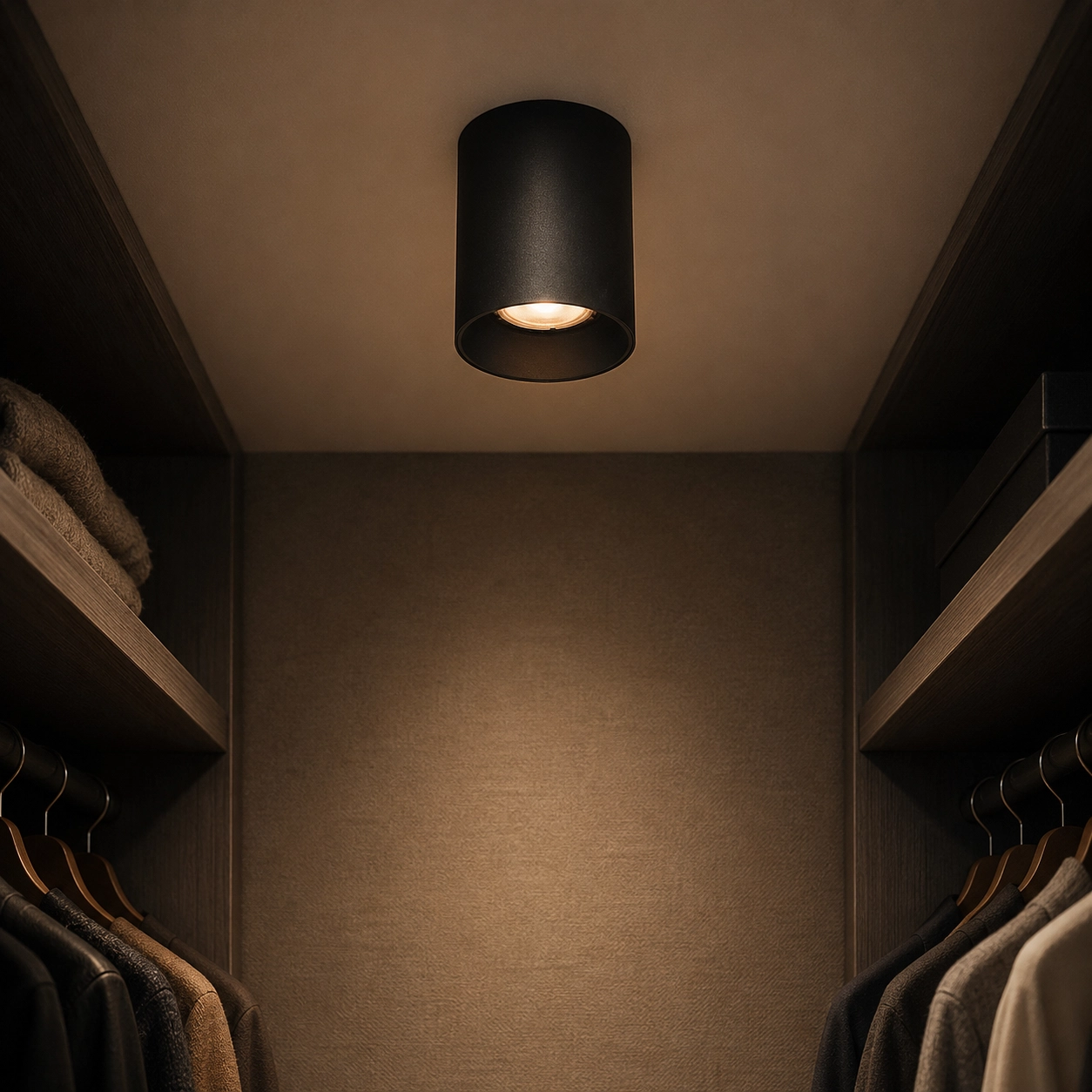 Plafondlamp Redondo zwart