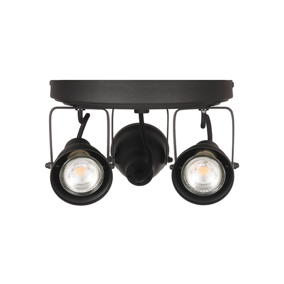 Zwarte spot Max led 3-lichts Label51 8719323320819