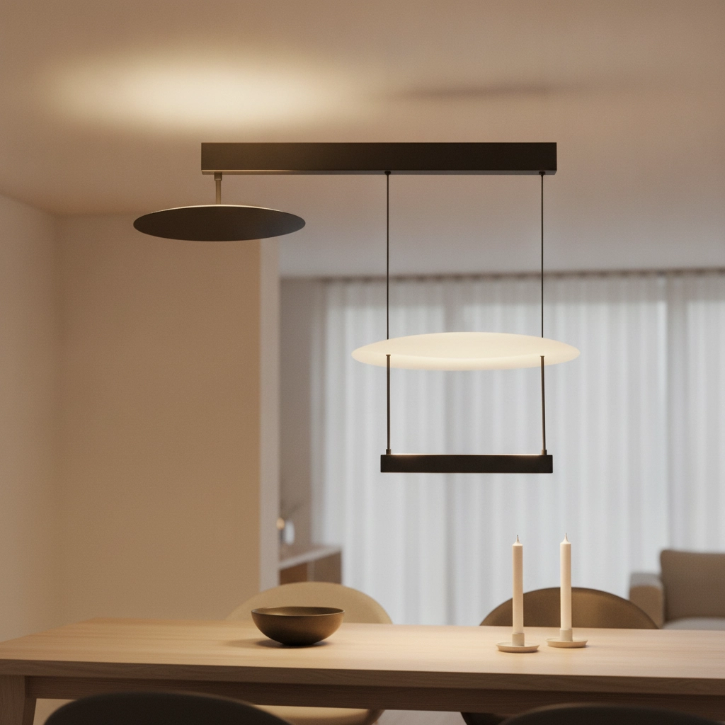 Hanglamp Diona design zwart met wit