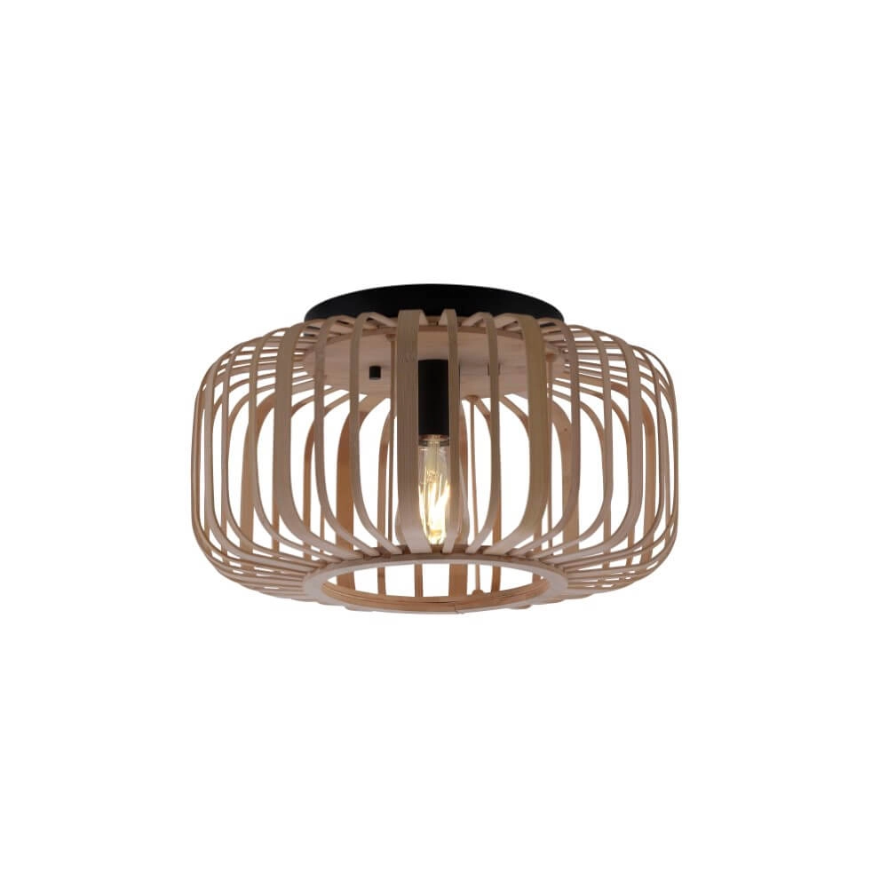 Plafondlamp hout Racoon Ø 42cm Just Light 4043689984366