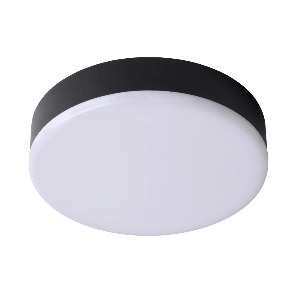Plafonniere Ceres-Led IP44 zwart Ø 21,5cm