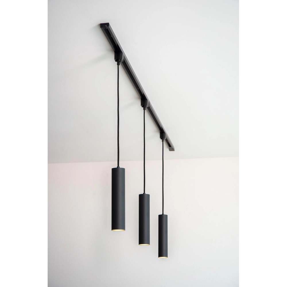 Rail hanglamp Track Floris 1-fase zwart Lucide 5411212093370