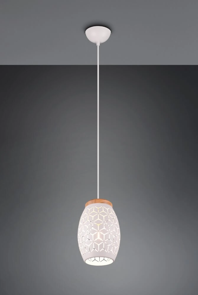 Witte hanglamp Bidar design Trio 4017807574913