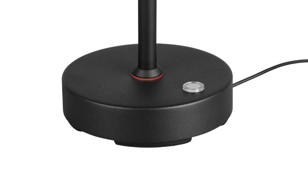 Zwarte bureaulamp Moreno oplaadbaar Trio 4017807617993