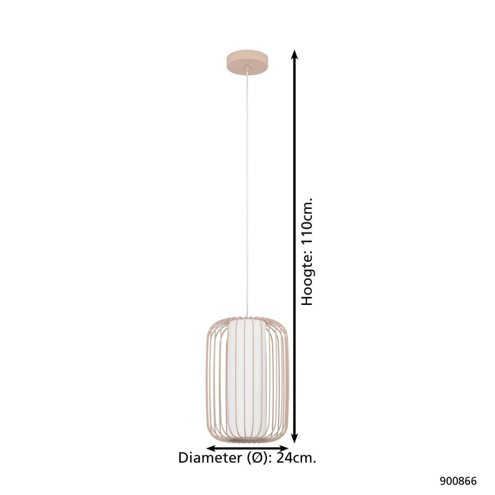 Zand hanglamp Terrarosa Ø 24cm Eglo 9008606273928